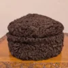 Dark Brown Round Russian Karakul Cap