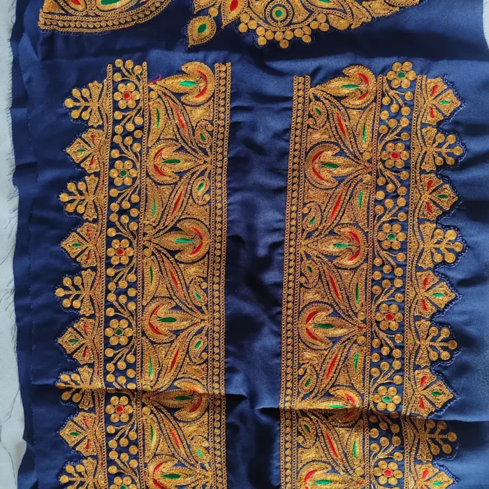 Blue Designer Patch Set - Pockets, Sleeves and Lace - Koraab Style - Image 4