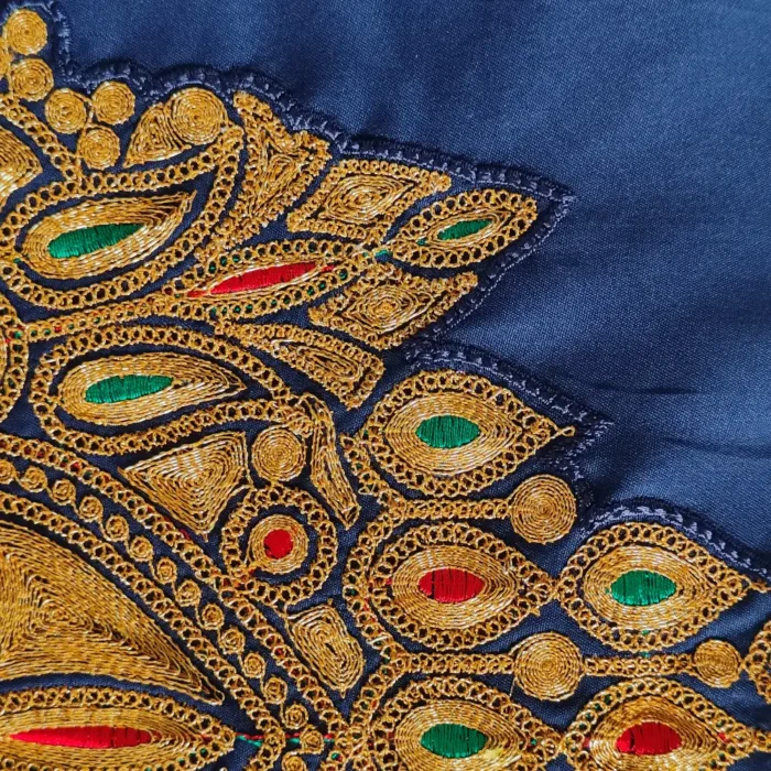 Blue Designer Patch Set - Pockets, Sleeves and Lace - Koraab Style - Image 5