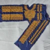 Blue Designer Patch Set - Pockets, Sleeves and Lace - Koraab Style