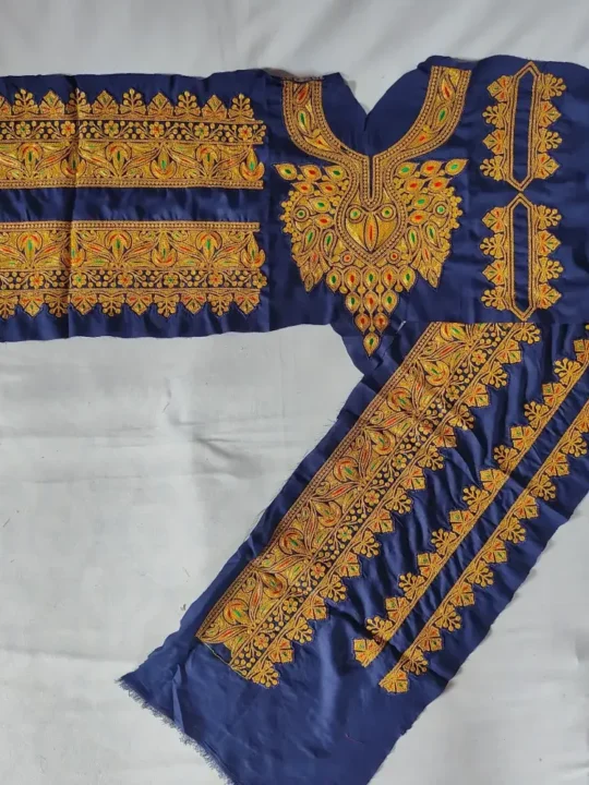 Blue Designer Patch Set - Pockets, Sleeves and Lace - Koraab Style
