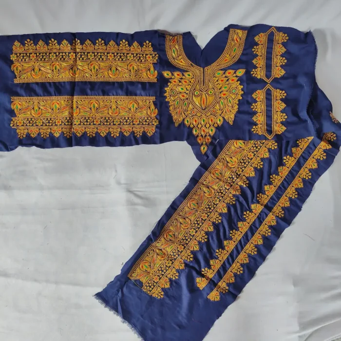 Blue Designer Patch Set - Pockets, Sleeves and Lace - Koraab Style