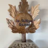 Customized Chinar Leaf in Walnut Wood | Perfect as a Gift or Decoration