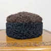 Diplomat Round Karakul Cap Brown Black Dual Shaded | Handmade With Natural Wool