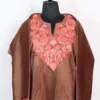 Makhmal Aari Work Brown Women’s Pheran