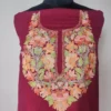 Maroon Summer Cool Cotton 2pc Suit - Aari Embroidered