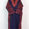 Dark Blue Cashmilon Aari Work Women’s Pheran