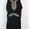Black Cashmilon Wool Zari Embroidery Pheran