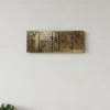 Chaar 4 Qul Islamic Wall Art Frame in Walnut Wood