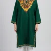 Dark Green Chinar Designs Winter Pheran