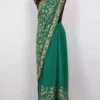 Shakeela Green Georgette Saree with Multi-color Chinar Aari Embroidery