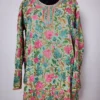 Mint Green Georgette All-over Aari Chinar Work Kurti