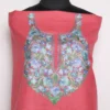 Pink Cotton 2pc Suit with Aari Embroidery