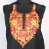 Nilofer Black Cotton 2pc Suit with Aari Embroidery
