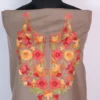Beige Cotton Aari Embroidery 2pc Fehmeeda Suit
