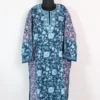 Blue Raffal Aari Embroidery Woolen Pheran