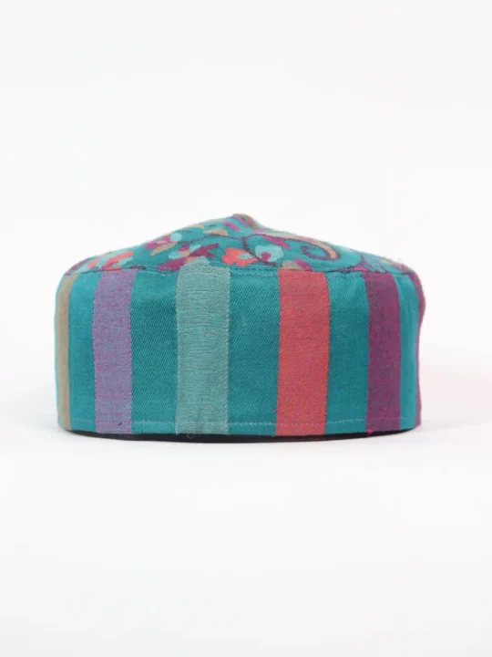 Khan Blue Traditional Handcrafted Kani Men’s Cap
