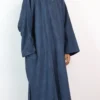 Royal Blue Tweed Handloom Pheran Men’s Luxurious Wear