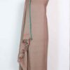 Kashmiri Dussa Shawl Nooruddin Beige Premium Wool | Double Layer