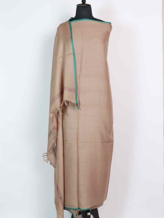 Unique Wool Kashmiri Dussa Shawl Single Layer
