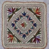 Wool Hand Aari Embroidery Square Namda (2 ft)