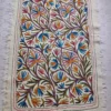 Wool Kashmiri Namda with Hand Aari Embroidery 6×4 ft