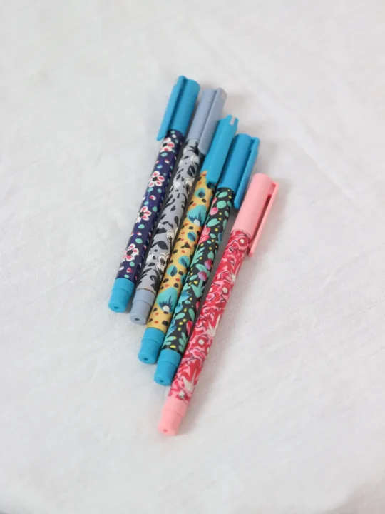 Kashmiri paper Machie Pen Set Hand Designed Handicraft - Set of 5