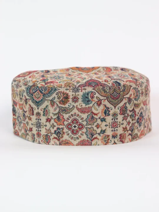 Abdul Karim Beige Premium Handcrafted Kani Men’s Cap