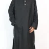 Black Tweed Kashmiri Ragnal Pheran
