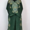Forest Green Velvet Aari and Zari Embroidery Tabassum Pheran