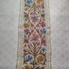 Wool Hand Aari Work Runner Reflecting Kashmiri Craftsmanship