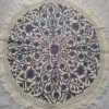 Wool Kashmiri Hand Aari Embroideed Round Namda (5ft)