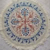 Hand Aari Work Wool Kashmiri Round Namda (5ft)