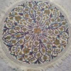 Wool Hand Aari Work Kashmiri Embroidery Round Namda (5ft)
