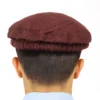 Wine Pakol Cap Original | Floral Afghani Handmade