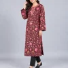 Raffal Wool Wine Jaal Hand Aari Work Pheran