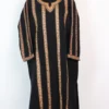 Black Cashmilon Wool Sozni Embroidery Pheran Yasmeen
