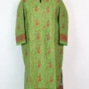 Green Raffal Wool All-over Jaal Sozni Work Pheran