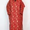 Raffal Wool Red Pheran with Sozni All-over Jaal Embroidery