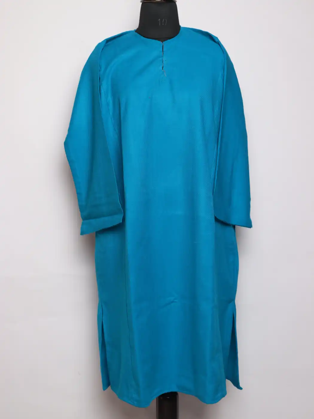 Sky Blue Plain Cashmilon Pheran | With No Embroidery
