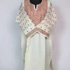 Zabarwan Kashmiri Pheran In Cashmilon Wool With Sozni Embroidery | Off White