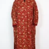 Maroon Cashmilon Wool Front Back All Over Aari Work Pheran