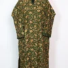Green Cashmilon Wool Front Back All-over Aari Work Pheran