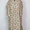 White Cashmilon Wool Front Back All-over Aari Work Pheran