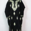 Aari Work Booti Black Pheran in Cashmilon Wool