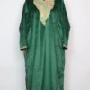 Zari Tilla Work Green Loose Pheran in Velvet