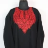 Aari Work Naaz Black Pheran in Cashmilon Wool