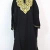 Fariha Black Cashmilon Wool Pheran with Aari Embroidery