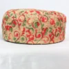 Beige Kashmiri Wool Aari Embroidery Men’s Cap