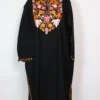 Black Pakeez Pheran with Raffal Wool - Aari Embroidery